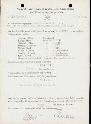 Leins, Hermann