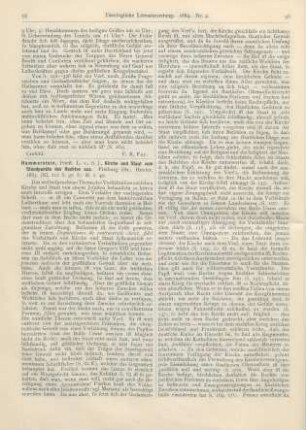 95-100 [Rezension] Hammerstein, L. v., Kirche und Staat vom Standpunkte des Rechts aus
