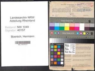 Entnazifizierung Hermann Boersch , geb. 17.05.1906 (Steinbruchunternehmer)