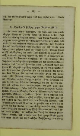 82. Napoleon's Feldzug gegen Rußland (1812)