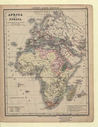 Africa mit Europa