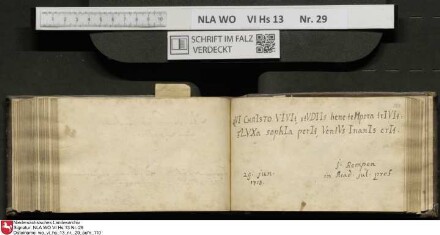 Stammbuch des Gottfried Crusius (Cruse) aus Stendal