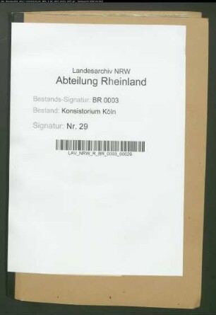Prüfung der ev. Kandidaten der Theologie, Buchstabe L