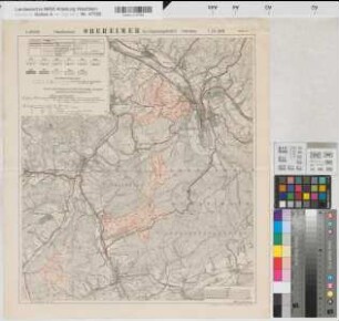 Verkehrskarte der preuss. Oberförsterei Obereimer, (Regierungsbezirk Arnsberg), Waldzustand am 1.10.1909, Blatt 2