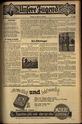 Zweite Ausgabe vom Freitag, den 26. April 1935.