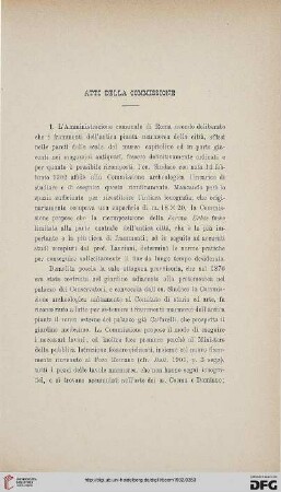 Atti della Commissione