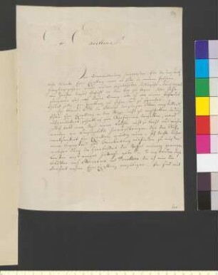 Brief von Oppenheim, Moritz an Goethe, Johann Wolfgang von