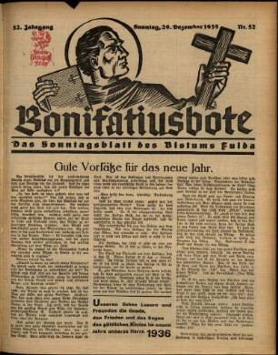 Ausgabe vom Sonntag, den 29. Dezember 1935.