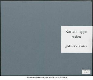 Vorderindien ganz, in mehreren Blättern : 1837-1907 : Kartensammlung