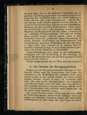 4. Die Grenzen der Bewegungsfreiheit