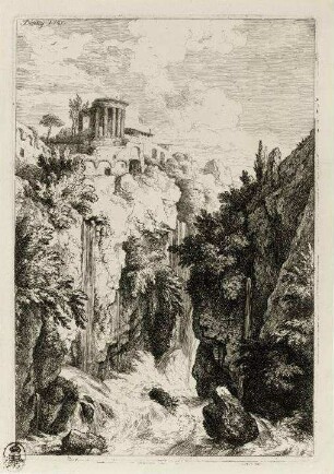Der Sybillen-Tempel in Tivoli