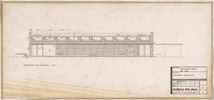 Grund, Peter; Bad Vilbel; Ernst Reuter Schule - Rückansicht des Pavillons