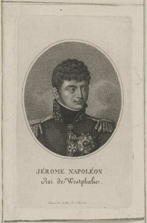 Bildnis des Königs Jérôme Napoleon von WestphalenBildnis Jérôme (Bonaparte), 1807-13 König von Westfalen