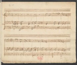 Instrumentalstücke; mandoline, cemb; Es-Dur; LvBWV WoO 43b; KinB WoO 43