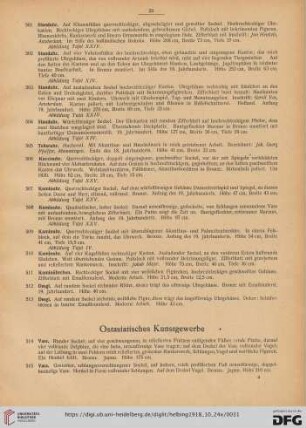 Ostasiatisches Kunstgewerbe, Varia (Nr. 514-557a)