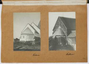 Kirche, Keitum/Sylt / Kirche, Nieblum: Choransichten (aus: Skizzen- und Fotoalbum 27)