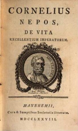 Cornelius Nepos, De Vita Excellentium Imperatorum