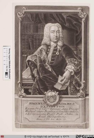 Bildnis Johann Adam Ickstatt (1745 Reichsfrhr. von)