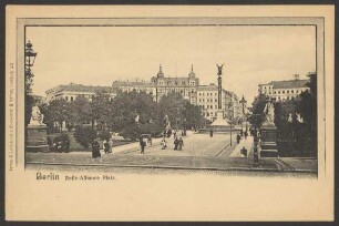 Ansichtskarte Promenade "Belle-Alliance Platz"