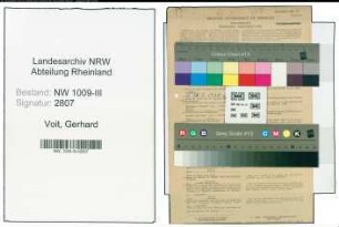 Entnazifizierung Gerhard Voit , geb. 06.08.1882 (Elektromonteur)