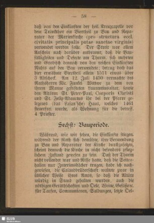 Sechste Bauperiode
