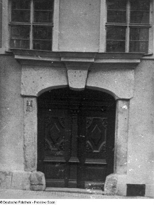 Bautzen, Innere Lauenstraße 3. Wohnhaus (1709/1720). Eingangsportal