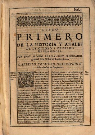 Historia y anales de la ciudad y obispado de Plasencia