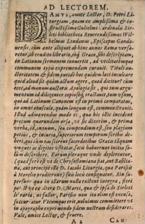 Missa apostolica : sive hē theia leiturgia tu hagiu Petru ; divinum sacrificium S. Apostoli Petri