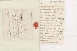 Karoline Luise von Baden an Peter Perez Burdett (Karlsruhe)