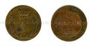 Schwarzburg-Rudolstadt, 3 Pfennig
