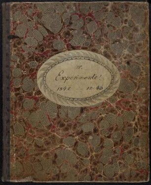 4: IV, Experimente 1842 - 12. 1843 [Laboratory Diary]