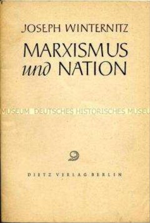 Marxistische Abhandlung zur Frage der Nation