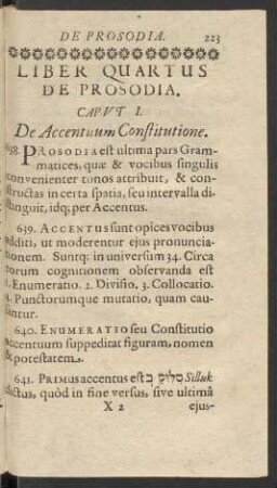 Caput I. De Accentuum Constitutione