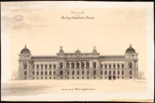 Reichsgericht, Leipzig: Rückansicht