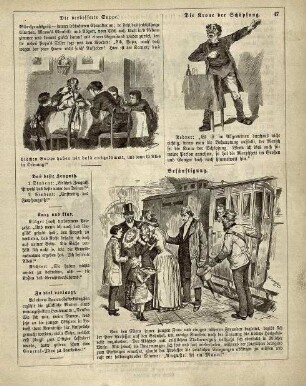 "Die verbesserte Suppe" "Die Krone der Schöpfung" "Besänftigung"