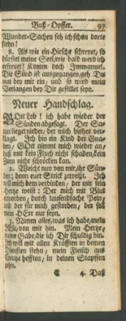 Neuer Handschlag