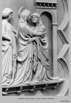 Türreliefs : Szenen Johannes' des Täufers : Heimsuchung