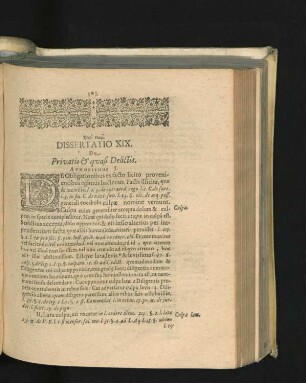 Dissertatio XIX. De Privatis & quasi Delictis.