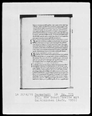 Priscianus — Initiälchen, Folio 46verso
