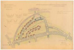 Gartenstadt Falkenberg, Berlin-Altglienicke: Falkenberg: Lageplan Bebauungsvorschlag am Bhf. Grünau