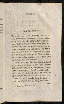 151-168, I. Käfer.