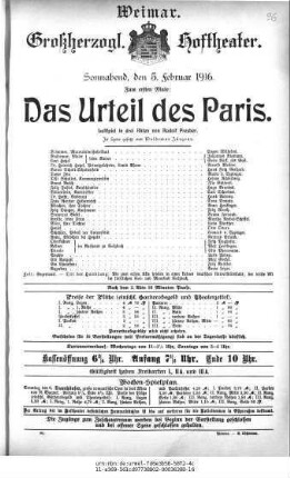 Das Urteil des Paris