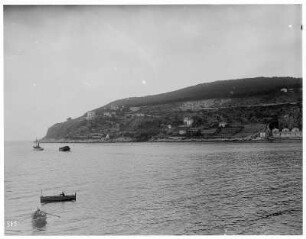 Villefranche-sur-Mer. Blick auf die Küste