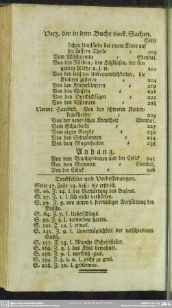 Drukfehler und Verbesserungen