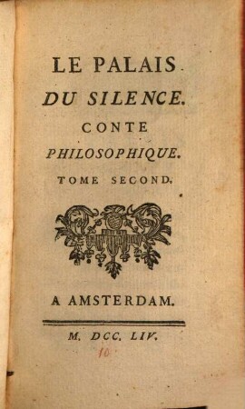 Le Palais Du Silence : Conte Philosophique. 2