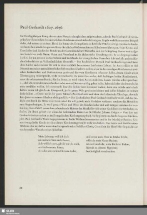Paul Gerhardt 1607-1676
