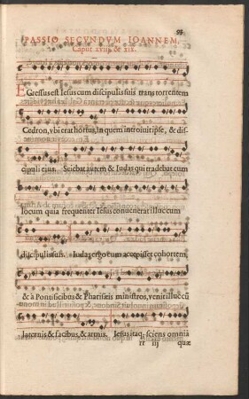 Passio Secundum Ioannem, Cap. xviii. & xix.