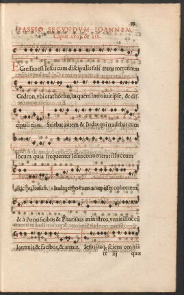 Passio Secundum Ioannem, Cap. xviii. & xix.