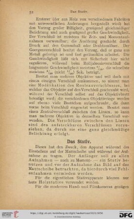 Das Stativ