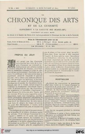 Nr. 26 (25 Juillet)